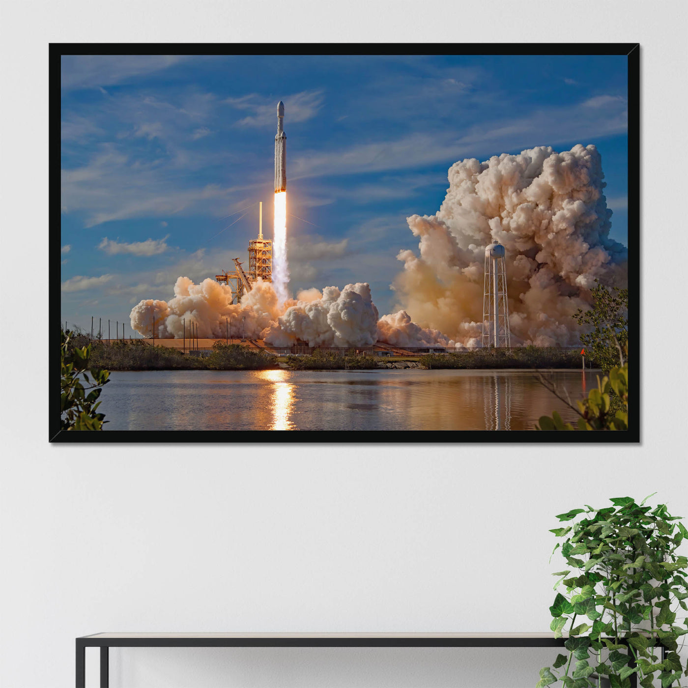 "SpaceX Falcon Heavy Launch" on Framed Prints, Canvas, Framed Canvas, Acrylic or Print-only