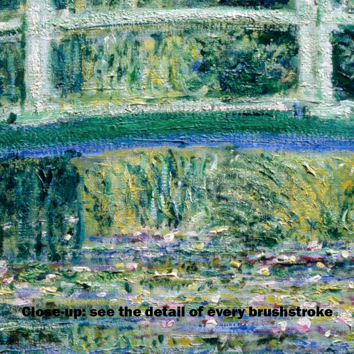 Water Lilies popular Claude Monet closeup see through print